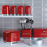 Kitchen Craft Ёмкость для хранения сахара Lovello Retro red Арт.: LOVSUGARRED