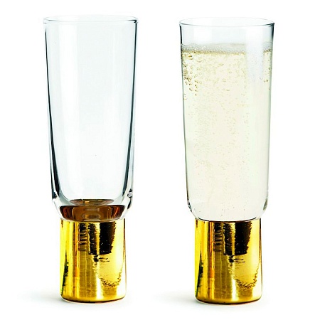  SagaForm Набор бокалов для шампанского Gold Club, 200 мл, 2 шт  Арт.: 5009118