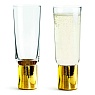 SagaForm Набор бокалов для шампанского Gold Club, 200 мл, 2 шт  Арт.: 5009118