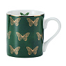 Кружка фарфоровая Butterflies Mikasa GREEN 280 мл Арт.: MKCANBFLIES