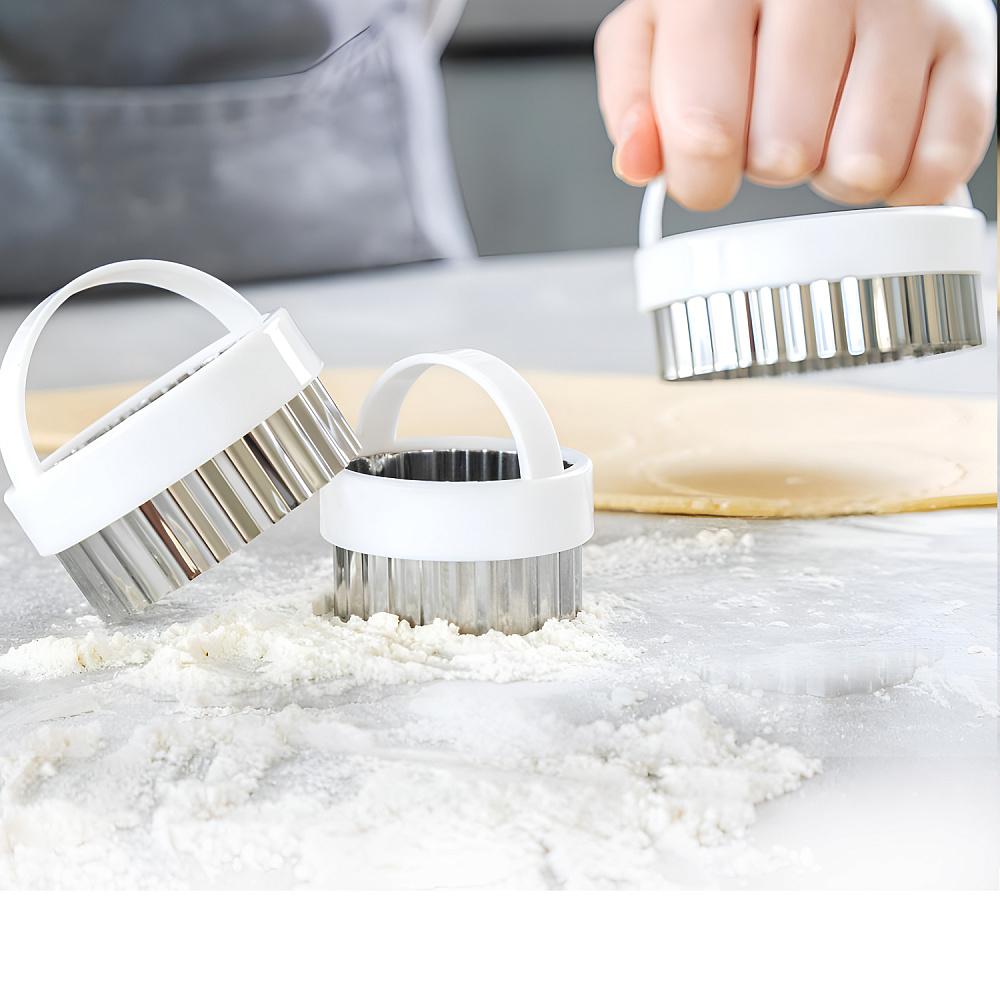  Набор из 3 рифленых формочек для выпечки KC Арт.: KCPASTRY3