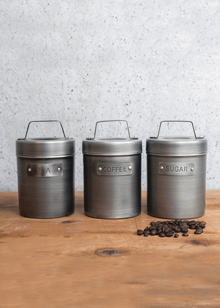  Kitchen Craft Набор емкостей для хранения  TEA COFFEE SUGAR, 3 шт. Арт.: INDTCSSET